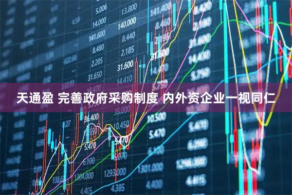 天通盈 完善政府采购制度 内外资企业一视同仁