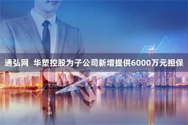 通弘网 华塑控股为子公司新增提供6000万元担保